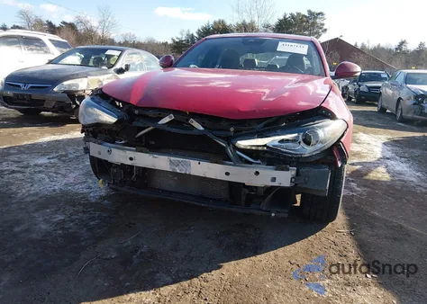 2018 Alfa Romeo Giulia Ti Sport Awd from USA, damaged, VIN ZARFAEENXJ7585130